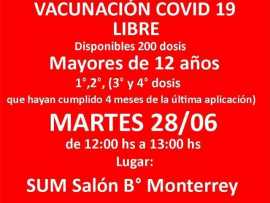 VACUNACIÓN PARA COVID-19