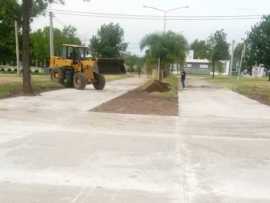 Pavimentación terminada en B° Don Adolfo