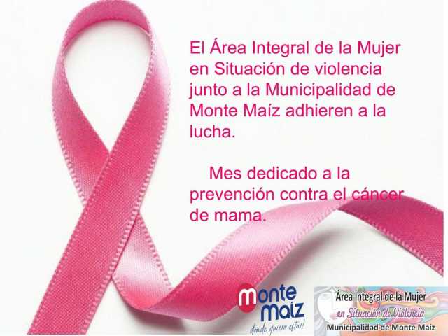 Mes dedicado a la Prevención contra el Cáncer de Mama