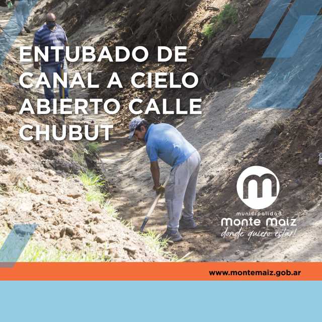 Entubado de Canal a Cielo abierto