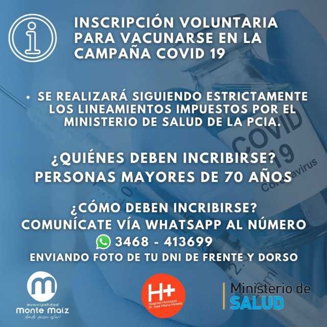 Pre-Inscripción para la vacunación