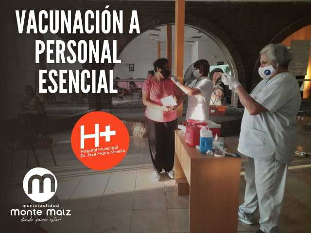 Vacunación a Personal Esencial