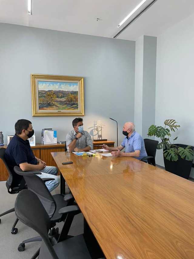 Visita a Ministros de la Provincia