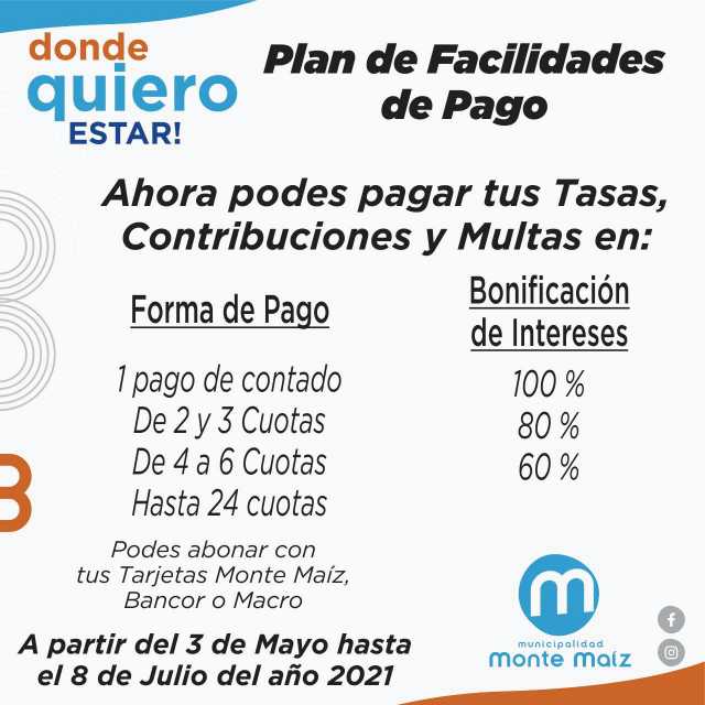 Plan de Facilidades de Pago