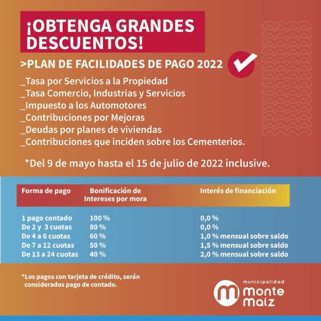 SE SANCIONÓ ORDENANZA PARA LA MORATORIA 2022