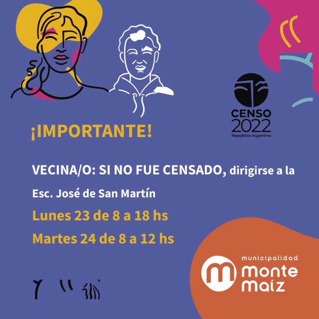 TODAVÍA TE PODÉS CENSAR