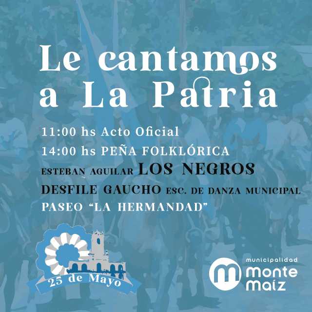 CELEBRACIÓN DEL 25 DE MAYO