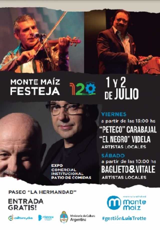 PETECO CARABAJAL EN LOS 120 AÑOS DE MONTE MAÍZ