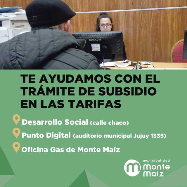 TE AYUDAMOS CON EL TRÁMITE DE LOS SUBSIDIOS A LA LUZ Y EL GAS