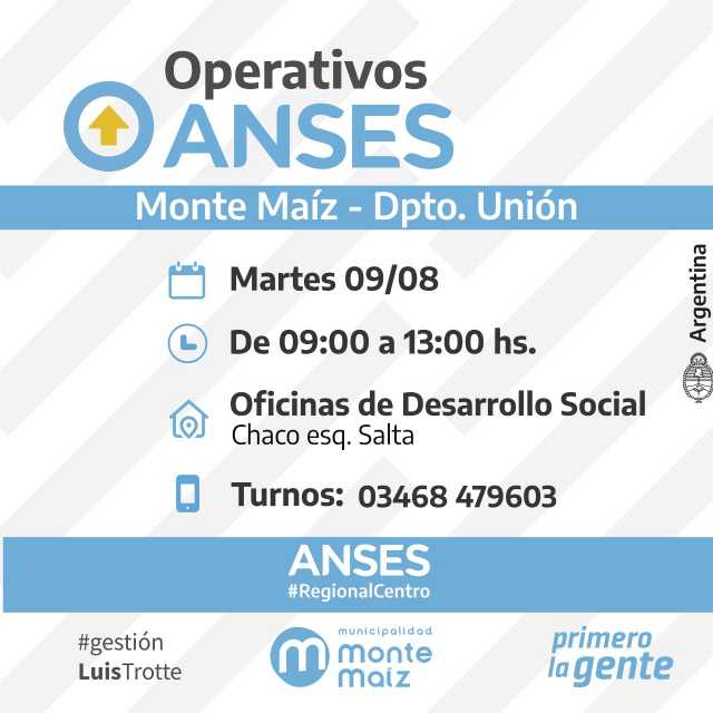 OPERATIVO DE ANSES EN MONTE MAÍZ