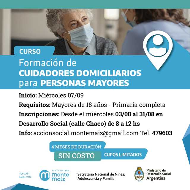 CURSO DE CUIDADORES DOMICILIARIOS 