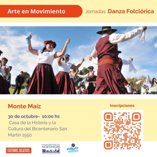 JORNADA DE DANZA FOLCLÓRICA EN MONTE MAÍZ