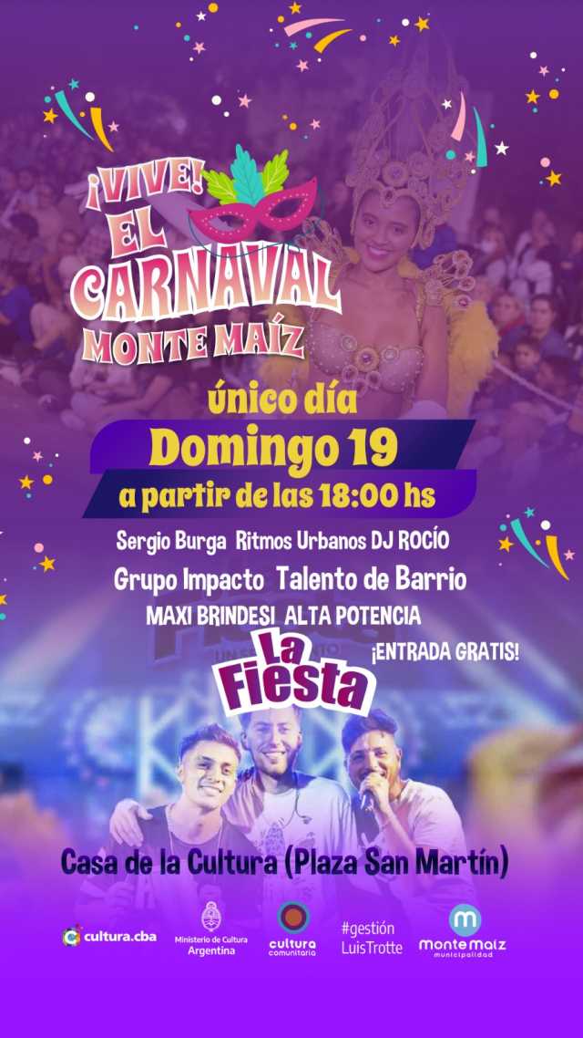 SE UNIFICÓ LA FECHA DE CARNAVAL