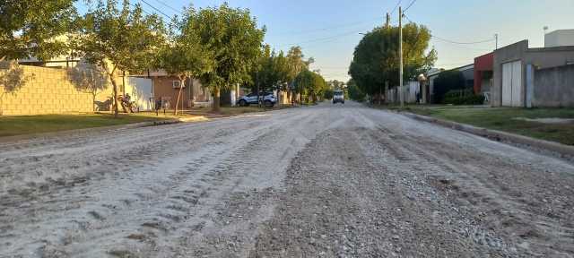 UNA CUADRA DE MEJORADO EN CALLE CATAMARCA
