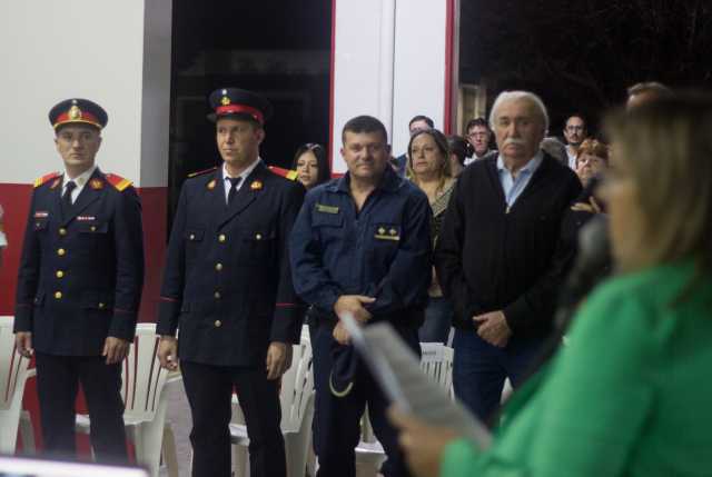 El Intendente en el Acto Protocolar de Bomberos