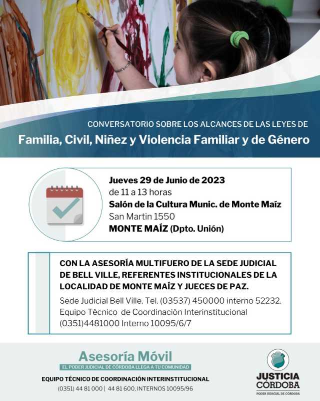 Asesoría Móvil del Poder Judicial de Córdoba
