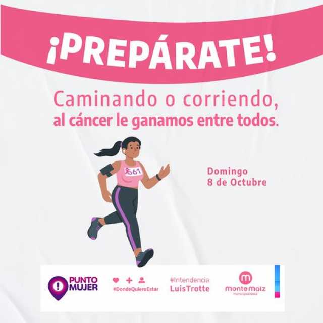 Caminata y Maratón por el octubre rosa