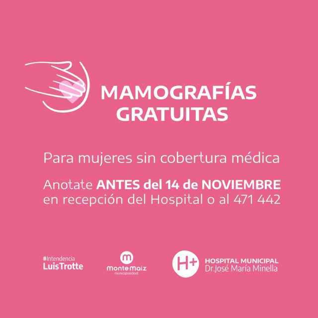 Mamografías gratis en el Hospital