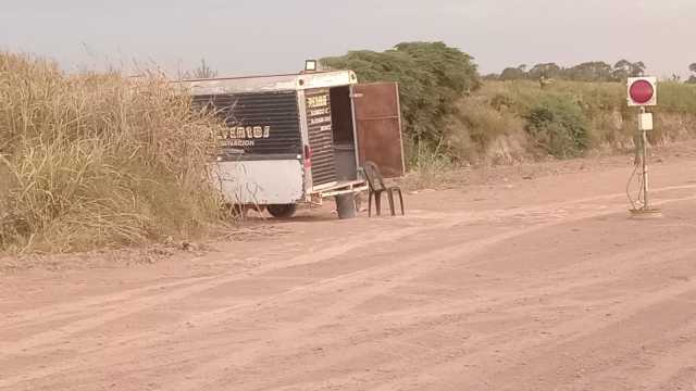 Control y desvío de camiones en acceso norte