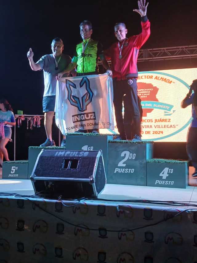 Atletas locales en la maratón de Marcos Juárez