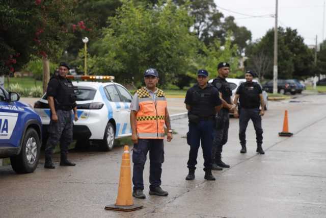 La policía local valoró el trabajo de Tránsito