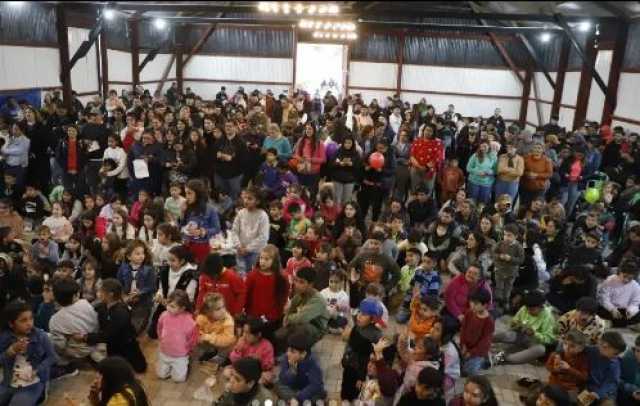 Multitudinaria convocatoria en el día de las infancias