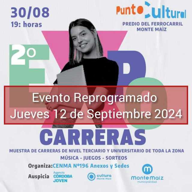 Expo Carreras 2024 postergada