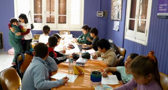 Los niños se expresan en el Centro Cultural
