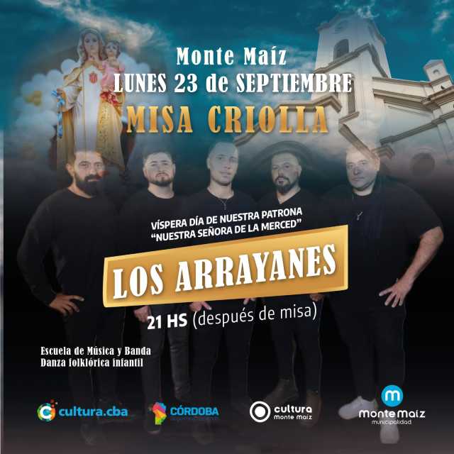Llega la Misa Criolla a Monte Maíz