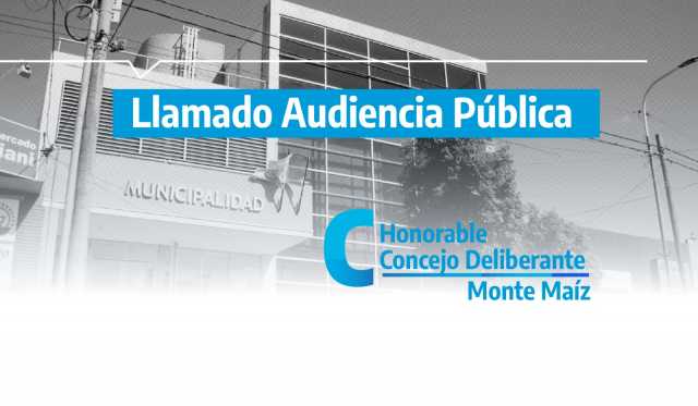 Convocatoria a Audiencia Pública