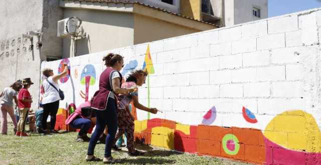Un mural por los Derechos de los Niños
