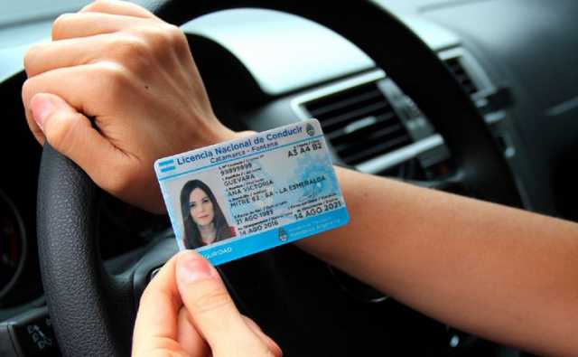 Las licencias de conducir se emiten en el marco de la Ley Nacional de Tránsito