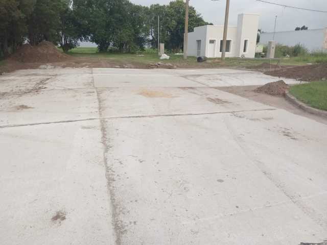 Construcción de badén en calle 1º de Mayo