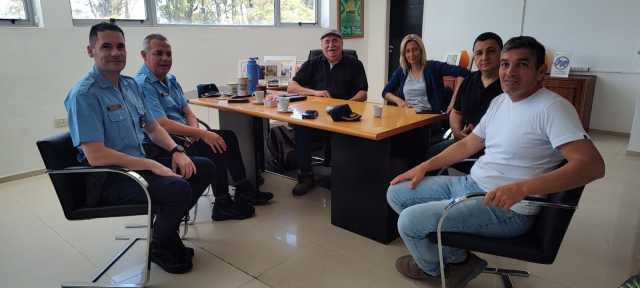 Reunión con el nuevo Director de la Departamental Unión