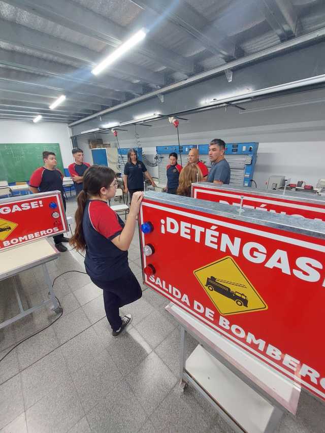 Señalización para el Corredor Seguro de Bomberos