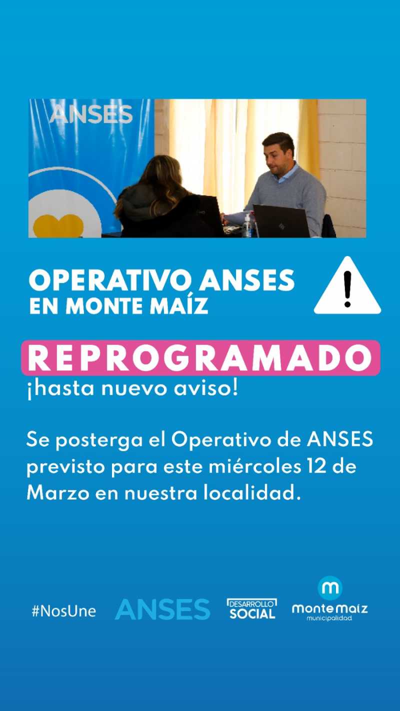Se postergó el Operativo de ANSES