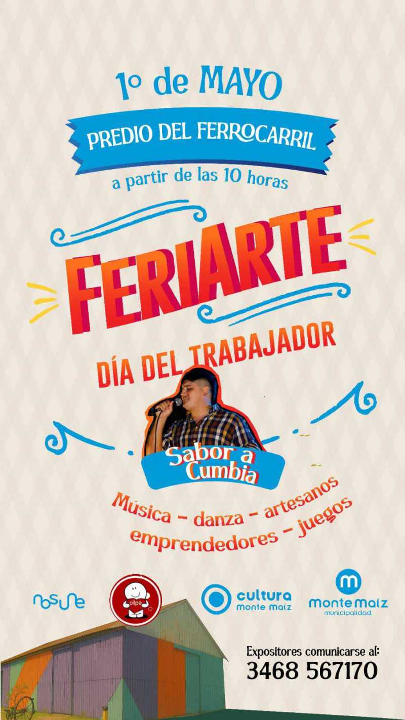 Evento cultural en el predio del ferrocarril