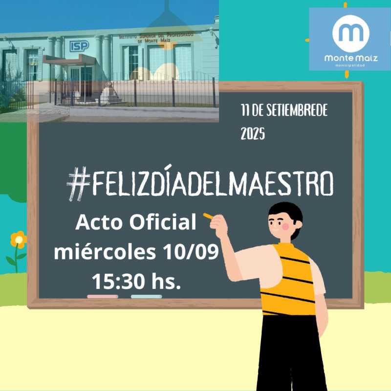 Celebración del día del Maestro
