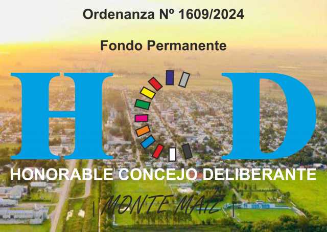 Ordenanza 1609/2024 - Fondo permanente